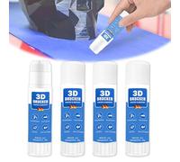 3D Printer Glue Stick, 4 x 3D Printer Adhesive, Compatible with PLA, ABS, PETG Filament, for Perfect Adhesion to the 3D Printer Print Bed, Prevents Deformation, Easy Removal, Water-Soluble Formula