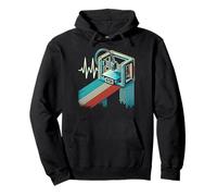3D Printer Heartbeat Art for Printing Lovers Operator Pullover Hoodie