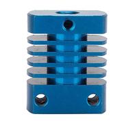 3D Printer Heat Sink Aluminum Tube, CR8 Blue Aluminum Cooler Heatsink 3D Printer Accessories for MK10 Extruder Compatible with V6 Small Cooling Fan