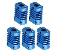 3D Printer Heat Sink Radiator Aluminum Alloy Dissipation Block Extruder MK10 E3DV6 High Performance Cooling Solution for CR10 Ender3 Printers 5Pcs Set