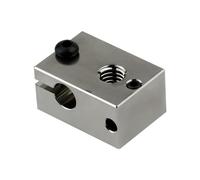 3D Printer High Temperature Plated Copper Heater Block for PT100 Cartridge Sensor Version V6 Hotend Titan Aero Extruder (Copper)