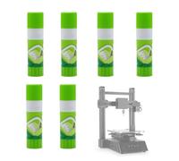 3D Printer Hot Tray Glue Stick | 6 Pieces DIY Accessories - Glue for 3D Printing | For Workshop Home Craftsmen DIY Creators Glass Trays