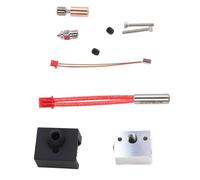 3D Printer HotEnd Kit, 300℃ Bimetal Nozzle Throat Printer Assembled Extruder HotEnd Kit, with 24V 40W Heating Rod, for Ender3 S1 CR-10 Smart Pro