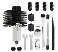 3D Printer Hotend Kit for Bambu Lab P1P/P1S (P1 Series) - 36-Piece Replacement Set with 0.2mm Hardened Steel Nozzle, Including Wrenches, Thermistor & Silicone Socks for P1 3D Printer Maintenance