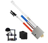 3D Printer Hotend Kit with 0.4mm Nozzle Silicone Sock for Kobra 2, Kobra 2 Pro, Kobra 2 Plus, Kobra 2 Max, Kobra 2 Neo, 3D Printer Assembled Hot End Kit, Replacement Hotend Print Head Block Extruder