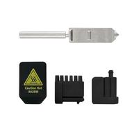 3D Printer Hotend Nozzle Assembly with Metal Throat and Silicone Sock for Print Head Repair Service, Home Workshop