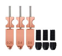 3D Printer Hotend Nozzle Kit for AD5X, 0.25 0.4 0.6mm