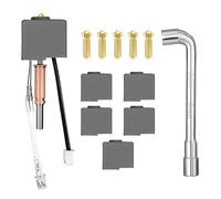 3D Printer Hotend Print Head Extruder Kit, Assembled Hot End Kit Replacement with Thermistor, Heating Block, Brass Nozzle and Silicone Cover for Anycubic Kobra 3 / Kobra 3 Combo/Kobra 3 V2
