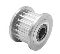 3D printer idler pulley 26T/28T/30T/32 tensioner adjustment guide wheel with bearing Timing idler Belt width 6/10/15mm Bore 3/4-15mm(Bore 10mm,30T_15MM WITH)