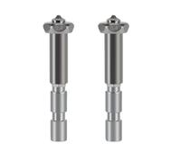 3D Printer Integrated Nozzles, 2Pcs 0.4mm Hardened Steel Quick Swap Nozzles for Kobra 3 Max, Quick-Swap High Flow High Speed Spray Nozzle for Anycubic Kobra 3 Max Combo (2Pcs 0.4mm Nozzle)