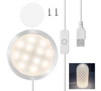 3D Printer LED Lamp Kit 001, 5V USB Powered 3000K Warm Light LED Light Lamp, Compatible with Bambu Lab P1S/P1P/A1/A1mini/X1C Makerworld Maker's Supply Hardware Model Spare Parts