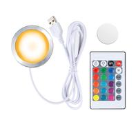 3D Printer LED Lamp Kit 001 Remote Control with RGB Color, DIY Hardware Set for 3D Printed Lamp Housing, Compatible with Bambu lab H2D/A1/A1 Mini/P1S/P1P/X1C Hardware kit 5V USB Powered