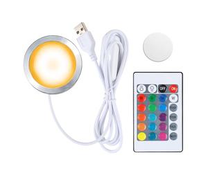 3D Printer LED Lamp Kit 001 Remote Control with RGB Color, DIY Hardware Set for 3D Printed Lamp Housing, Compatible with Bambu lab H2D/A1/A1 Mini/P1S/P1P/X1C Hardware kit 5V USB Powered