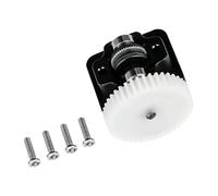 3D Printer Maintenance Accessory with Idler Wheel Assembly, Gear Roller Area, Black Bracket and White Gear for Repair Planning Tasks Main Shaft Idler Wheel Feed Roller Assembly Printer Spare
