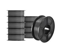 3D Printer Markers, 10KG 3D Filament PETG Filament, 10kg 22 Lbs 1.75mm 3D Printer Filament, Good Acid and Alkali Resistance High Transparency(PETG-GREY-10kg)
