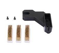 3D Printer Nozzle Brush Kit 3PCS Nozzle Brass Wiping Cleaning Tool with Mounting Parts for Repairing Effective Cleaning Multifunctional User Friendly Assembly