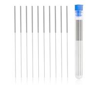 3D Printer Nozzle Cleaning Needles, Universal 0.4mm Stainless Steel Nozzle Cleaning Needles for 3D Printer Accessories (Steel Color, 20 PCS)