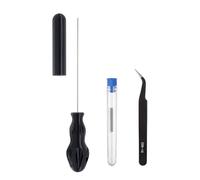 3D Printer Nozzle Cleaning Tool Kit, Mintion 3D Printer Tool Kit, No Clogger Φ1.6mmxL140mm with Needles Cleaner, 0.35mm Nozzle Cleaning Needle, for Any 1.75mm 3D Printer Nozzle, 3D Printer Accessories