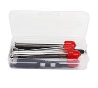 3D Printer Nozzle Cleaning Tool Kit, Stainless Steel Cleaning Needles and Tweezers Set with 0.2mm to 1.0mm Sizes for Hot End Maintenance and Support Material Removal