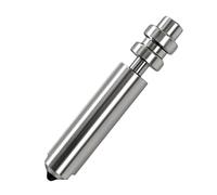 3d Printer Nozzle - Precision Extruder Replacement, Brass Titanium Nozzle, High Temperature Printer Accessories | Suitable for Filament Printing Prototype Craft Engineering School Studio Maker