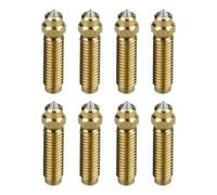 3D Printer Nozzles Kit for Elegoo Centauri Carbon 8pcs Centauri Hot-end Centauri hot-end Brass bimetal 0.4mm Nozzle High Temperature and Wear Resistant 3D Printer Extruder Hotend Nozzle Accessories