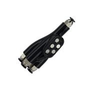 3D Printer Part 4-in-1 PTFE Adapter Pipe Expansion Port Connectors for Lab X1C P1P / S 3D Printer Accessories Tube Connector