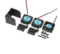 3D Printer Parts 2 in 1 Out DualHead Extruder Hotend Fan Bracket DC12v / 24v 3010 Cooling Fan Blower Guide Kit