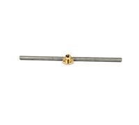 3D Printer Parts Accessories 3D Printer 500-8D Length 100/150/200/250/300/400/500mm T-type Stepper Motor Trapezoidal Screw 8MM Thread T8(100MM)