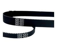 3D Printer Parts GT2 10mm Closed Loop Rubber Timing Belt 376 380 550mm 2GT 1pcs(2GT-380mm)
