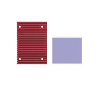 3D Printer Parts Heatsink Aluminum Cooling Heat Sink Radiator Heat Dissipation Radiator for Cores Boards Accessories