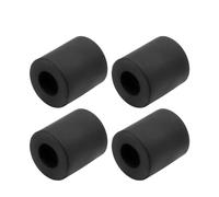 3D Printer Parts High Temperature Silicone Solid Spacer Hot Bed Leveling Column 3pcs Long + 1PC Short(4pcs 18mm Black,5 Set)