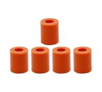 3D Printer Parts High Temperature Silicone Solid Spacer Hot Bed Leveling Column 3pcs Long + 1PC Short for(Brown 4long 1short,5 Set)