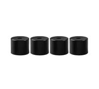 3D Printer Parts High Temperature Silicone Solid Spacer Hot Bed Leveling Column 3pcs Long + 1PC Short(4pcs 12mm Black,1 Set)