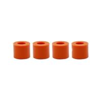 3D Printer Parts High Temperature Silicone Solid Spacer Hot Bed Leveling Column 3pcs Long + 1PC Short for(4pcs 12mm Brown,2 Set)