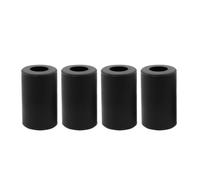 3D Printer Parts High Temperature Silicone Solid Spacer Hot Bed Leveling Column 3pcs Long + 1PC Short for(4pcs 26mm Black,1 Set)