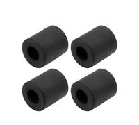 3D Printer Parts High Temperature Silicone Solid Spacer Hot Bed Leveling Column 3pcs Long + 1PC Short for(4pcs 16mm Black,1 Set)
