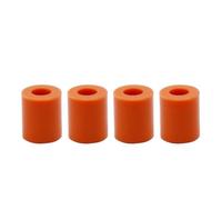 3D Printer Parts High Temperature Silicone Solid Spacer Hot Bed Leveling Column 3pcs Long + 1PC Short for(4pcs 16mm Brown,5 Set)