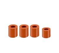 3D Printer Parts High Temperature Silicone Solid Spacer Hot Bed Leveling Column For CR-10/ CR10S -3(Orange 16mm and 18mm,2 Set)