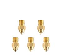 3D Printer Parts Hotend Extruder Brass Nozzles For CR-6 SE/Ender-3 Series/Ender 5 Series Ender 3 S1(0.2MM 5pcs)