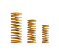 3D Printer Parts Spring For Heated Bed Leveling Extruder Strong Bore 3/4/5mm Outer Diameter 6/8/10mm Length15/20/25mm(8pcs 3 6 15)