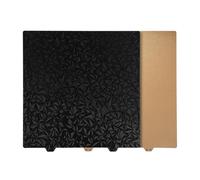 3D Printer PET PEI Build Plate,3D Printer Build Surface for Ender 5 Plus,377x370mm Smoothly PET Frosted PEIDouble Sided Hot Bed Steel Plate for Ender 5 Plus (Steel Plate)