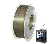 3D Printer PLA - Colour Changing Silk Filament Silky Glossy Material 1.75mm 1kg | Premium for Precise Prints, Supports Dual Colour Effects and Improves Surface Finish