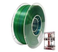 3D Printer PLA - Colour Changing Silk Filament Silky Glossy Material 1.75mm 1kg | Premium for Precise Prints, Supports Dual Colour Effects and Improves Surface Finish