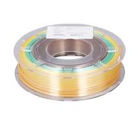 3D Printer PLA Filament 1.75mm Spool Bundle, Silk Shiny Fast Color Gradient Change Multicolored PLA Filament, 200g Printing Consumable for Art Crafts, Compatible with Ender D