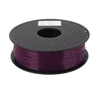 3D Printer PLA Filament Premium Transparent Glossy Silky Smooth Printing High Precision 1.75mm Anti Bending Filament Vibrant Purple Color for Craft Models Decorations