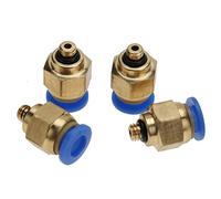 3D Printer Pneumatic Straight 3D Printer Pneumatic Straight Fitting PC4-M5 PC4-1 PC4-2 PC4-3 Straight Pneumatic Connector Tube One-Touch Fitting for 4mm PU Hose Nylon Hose