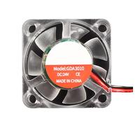 3D Printer Replacement Print Cooling Fan 2510 3010 4010 12V / 24V Brushless Hotend Extruder Coolers Hydraulic Colorful LED
