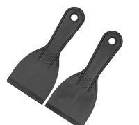 3D Printer Scraper Slip Resistant 3in Tool for Professional Use 2Pcs Black ABS Material