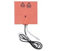 3D Printer Silicone Heated Pad, DC 24V 60W 100 X 100mm/3.9 x 3.9in Heating Plate, 200 ℃ High Temperature Resistance Hotbed Mat with 468MP Back Adhesive for Voron 0 0.1 3D Printer