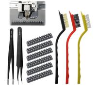 3D Printer Silicone Nozzle Brush for Bambu Lab A1, 11 Pieces 3D Printer Cleaning Kit, 3D Printer Hotend Nozzle Brush, 3D Printer Nozzle Cleaner Kit, 3D Printer Accessories (Not for Bambu A1 Mini)